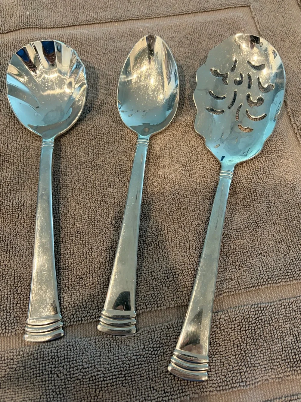 Reed & Barton 18/10 Stainless HOLBROOK HATHAWAY Flatware Server 6 Pieces NH3-121
